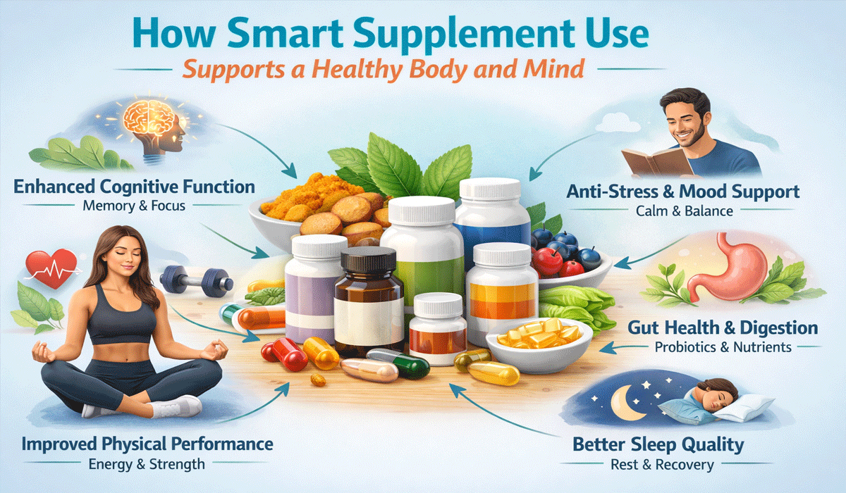 How Smart Supplement Use Supports a Healthy Body and Mind
